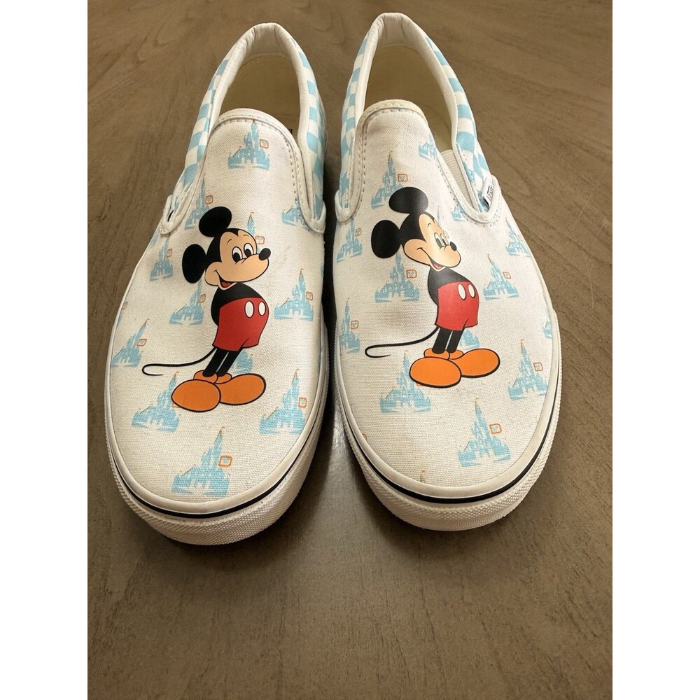 Vans Disney Parks 50th Anniversary Classic Slip On Men’s Size 10 Mickey Mouse